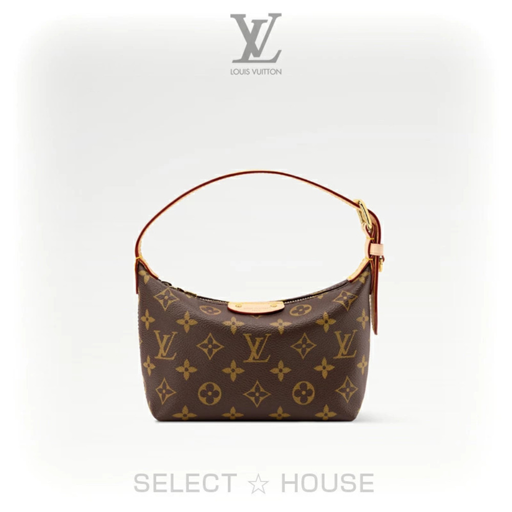 Louis Vuitton Pochette Hills Pouch White Brown